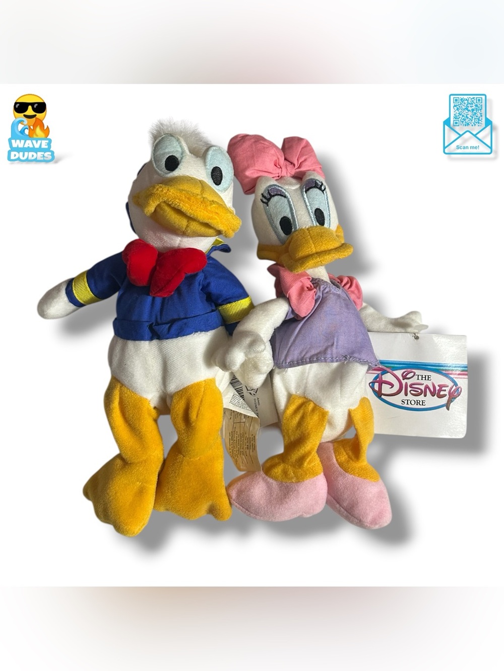 The Disney Store Donald & Daisy Duck Mini Plush Set
